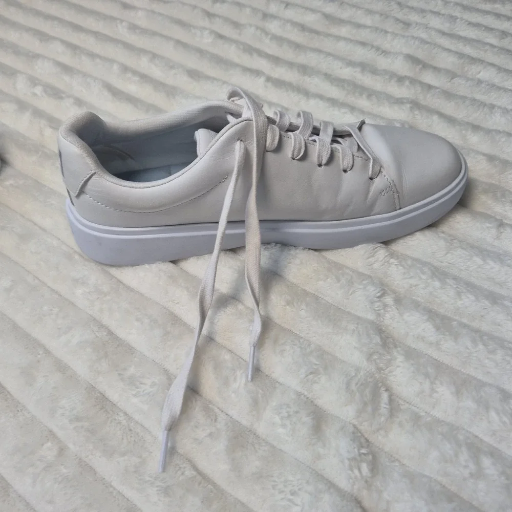 Cole Haan Grand Crosscourt Daily White Leather Sneakers W26723 Womens 9B